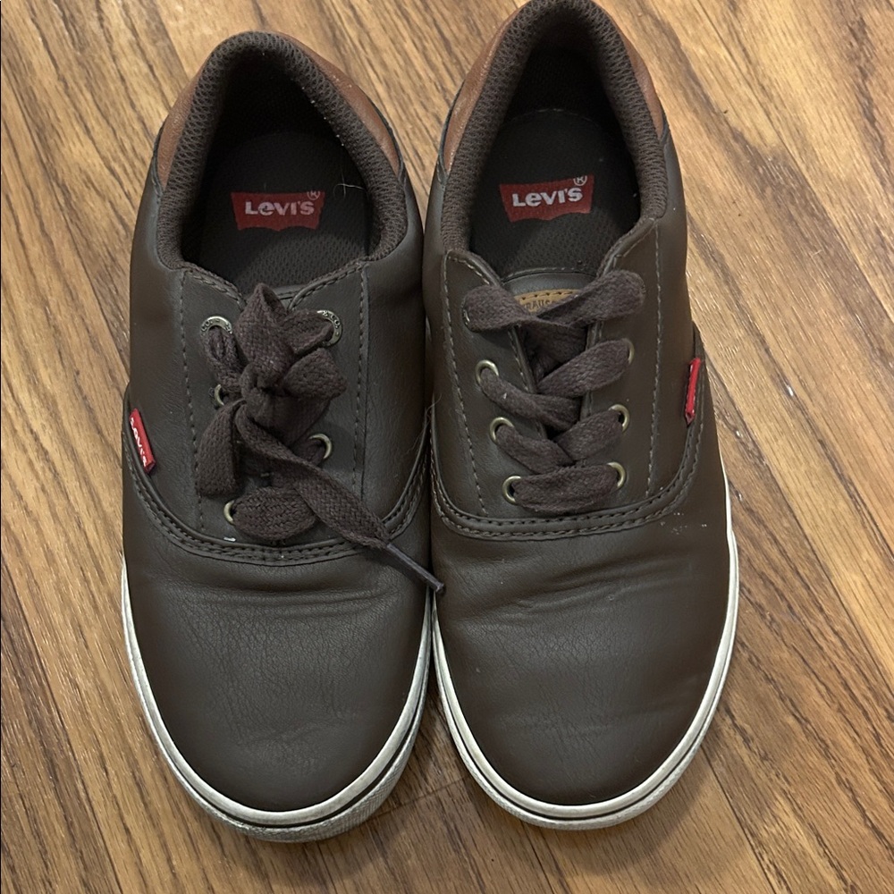 🔥Levi's Boys Dark Brown Sneakers